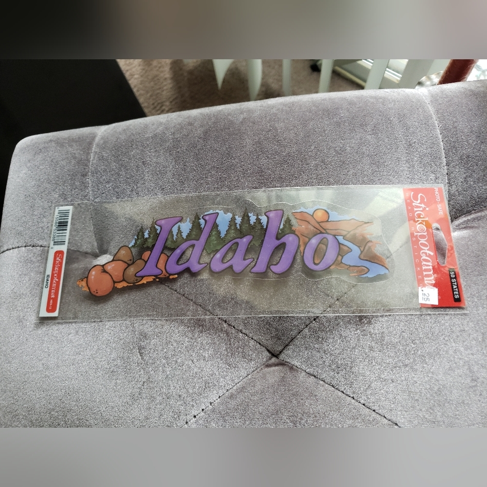 NIP Stickopotamus USA State Stickers 50 States IDAHO